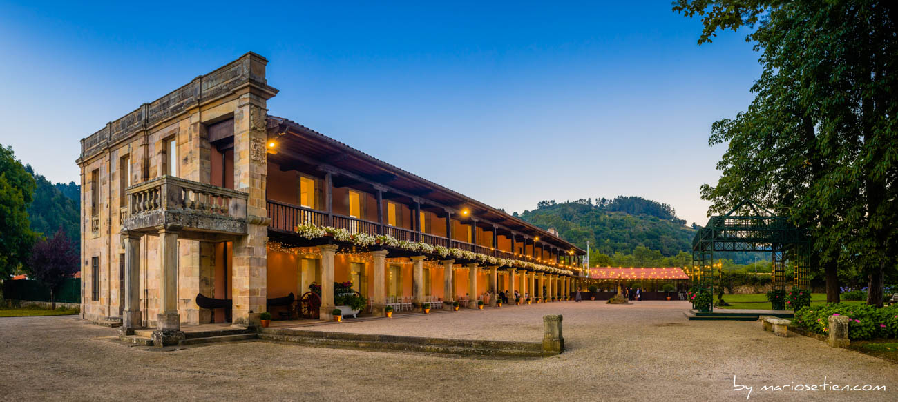 Edificio de la casona de las fraguas palacio hornillos bodas cantabria fotógrafo setien