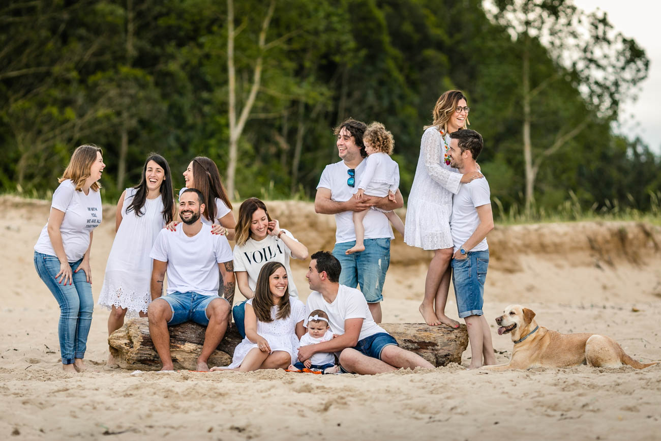 Sesión de fotos de amigos y amigas en Cantabria