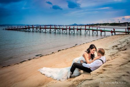 POSTBODA Fotografo Boda Fotografos Bodas Santander Cantabria playa puntal